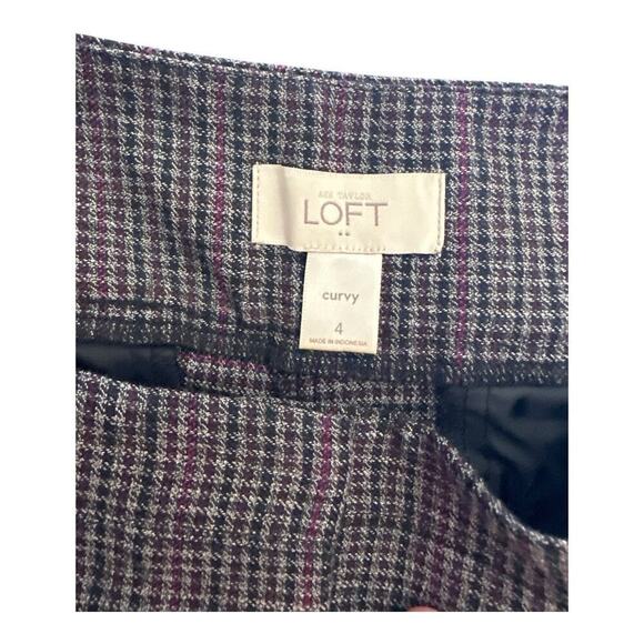 LOFT Wide Leg High Waist Curvy Trouser Pants - Size: 4 - Picture 9 of 9